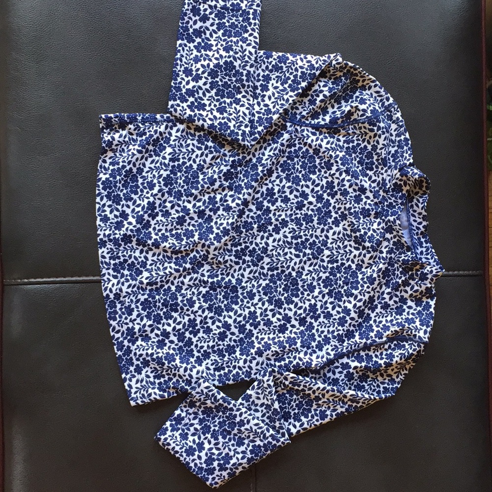 GAP Girls Floral Rashguard Top- Size L (10) Plus